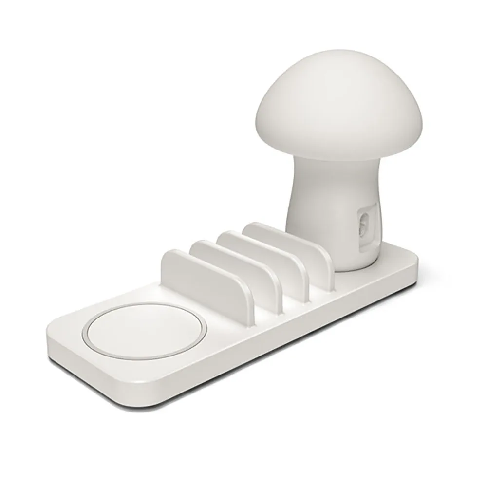 10 Вт Беспроводная зарядная подставка для телефона вилка США ЕС дорожный адаптер