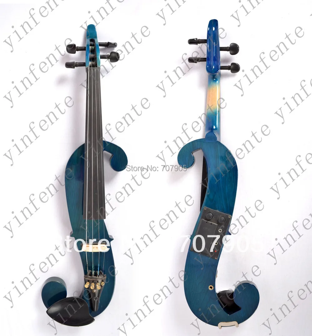 Violin New F Hole Shape 4/4 Electric Violin solid wood fine sound 1 Pcs