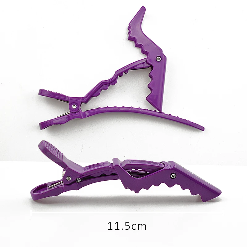6 шт. заколки для волос рот Professional парикмахерские клюв зажимы разделения на пряди