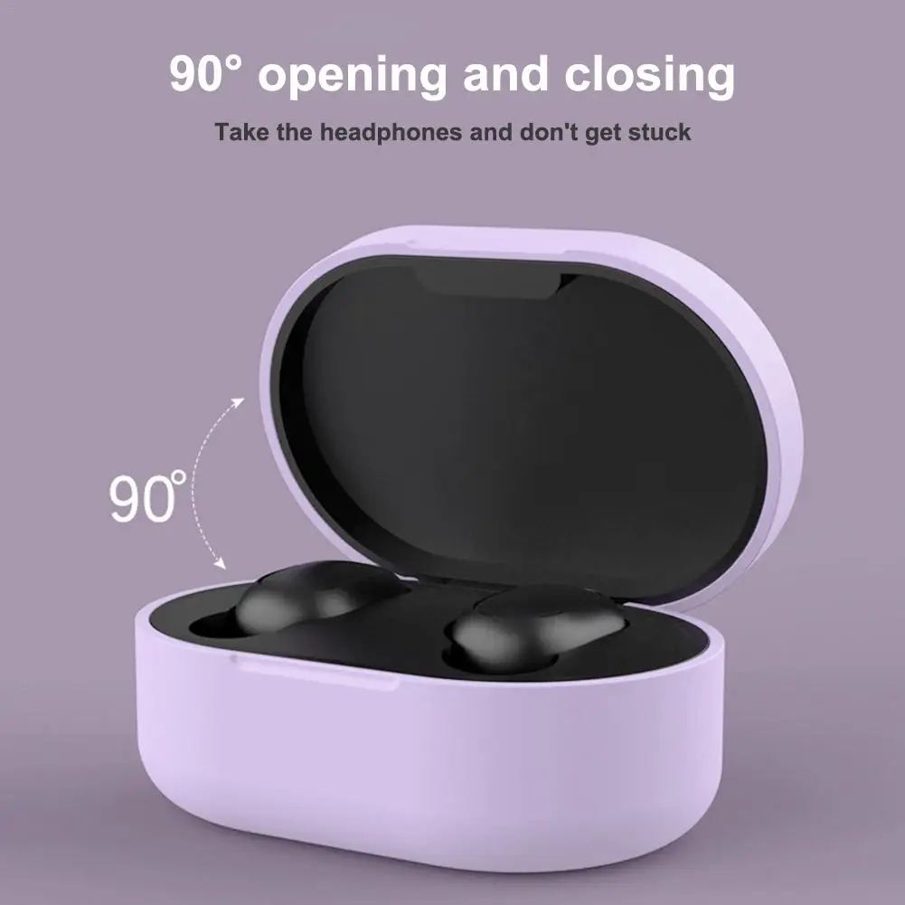 Силиконовый противоударный чехол для Xiaomi Redmi Airdots гибкий комплексный защитный с