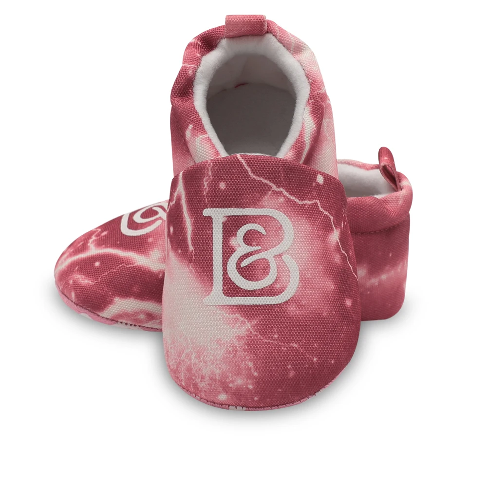 Новорожденные мальчики Детские повседневные туфли из хлопка и кожи для первых шагов 0-18 месяцев.