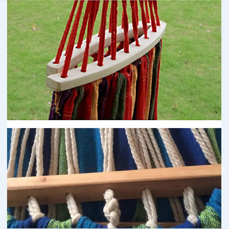 

Thick Canvas Portable Parachute Single Hammock Garden Outdoor Camping Travel Furniture Hammock Swing Leisure Sleeping Bed Tools