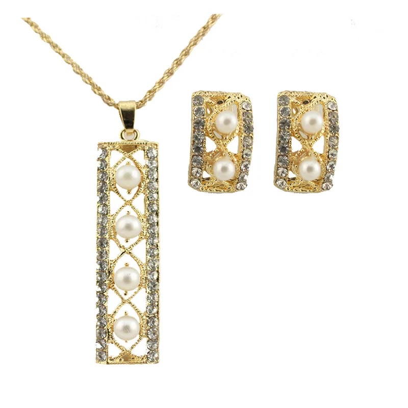 Комплект из колье и серёг с искусственным жемчугом|african women|pearl necklace earringnecklace earring |