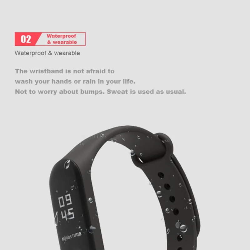 Предпродажа Mi Band 3 браслет Цветной силиконовый ремешок Браслет сменный смарт для