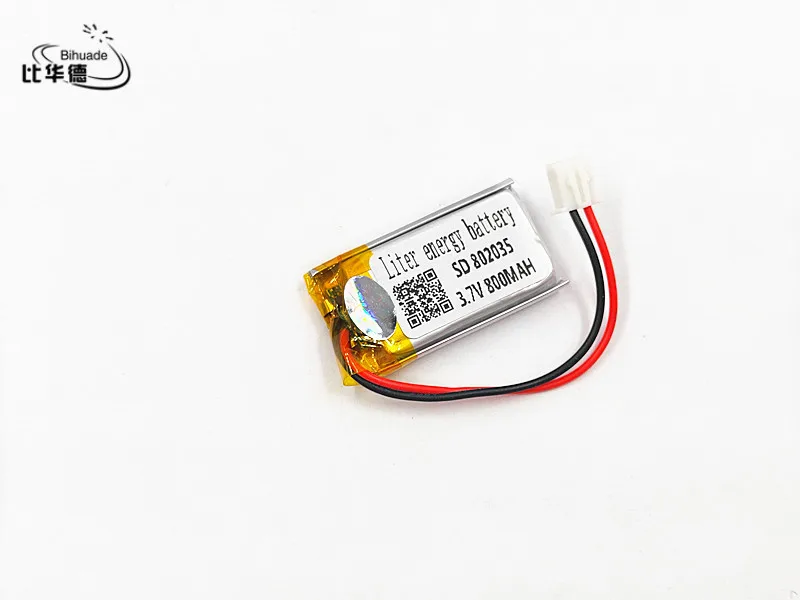 XHR2.54 800 мАч 802035 перезаряжаемые батареи 3 7 В полимерный литиевый|rechargeable battery|lithium