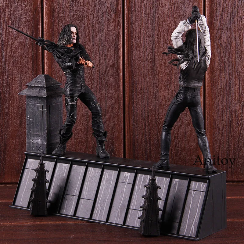 NECA The Crow фигурка Эрика дравена против. Топ доллар фильм ужасов куклы ПВХ коллекционные игрушки Фигурки Модель игрушки