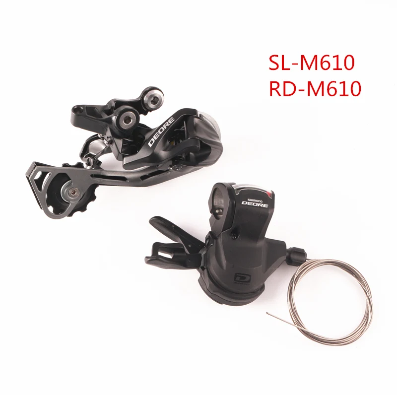 SHIMANO DEORE M6000 M610 указано SL рычаг переключения передач+ RD-M6000 SGS задний переключатель передач MTB DEORE 10-скорость SL+ RD SL-M6000 M610 горный велосипед