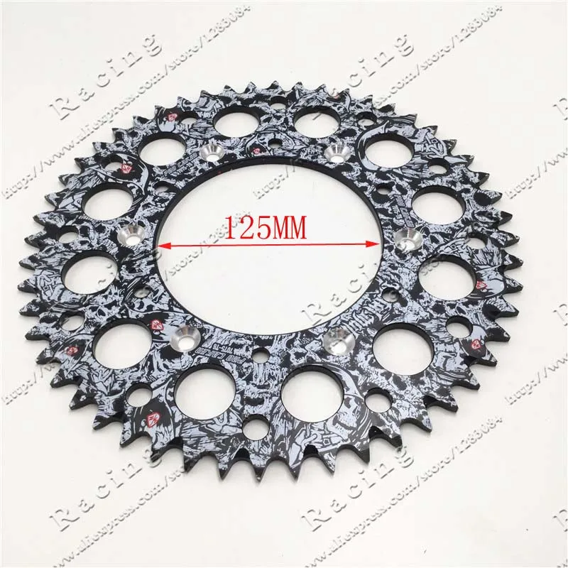 Бесплатная доставка звездочки 520 52T для CR125 250 CRF 230R 450X 250R 250X 450R OFF KTM125 300 450