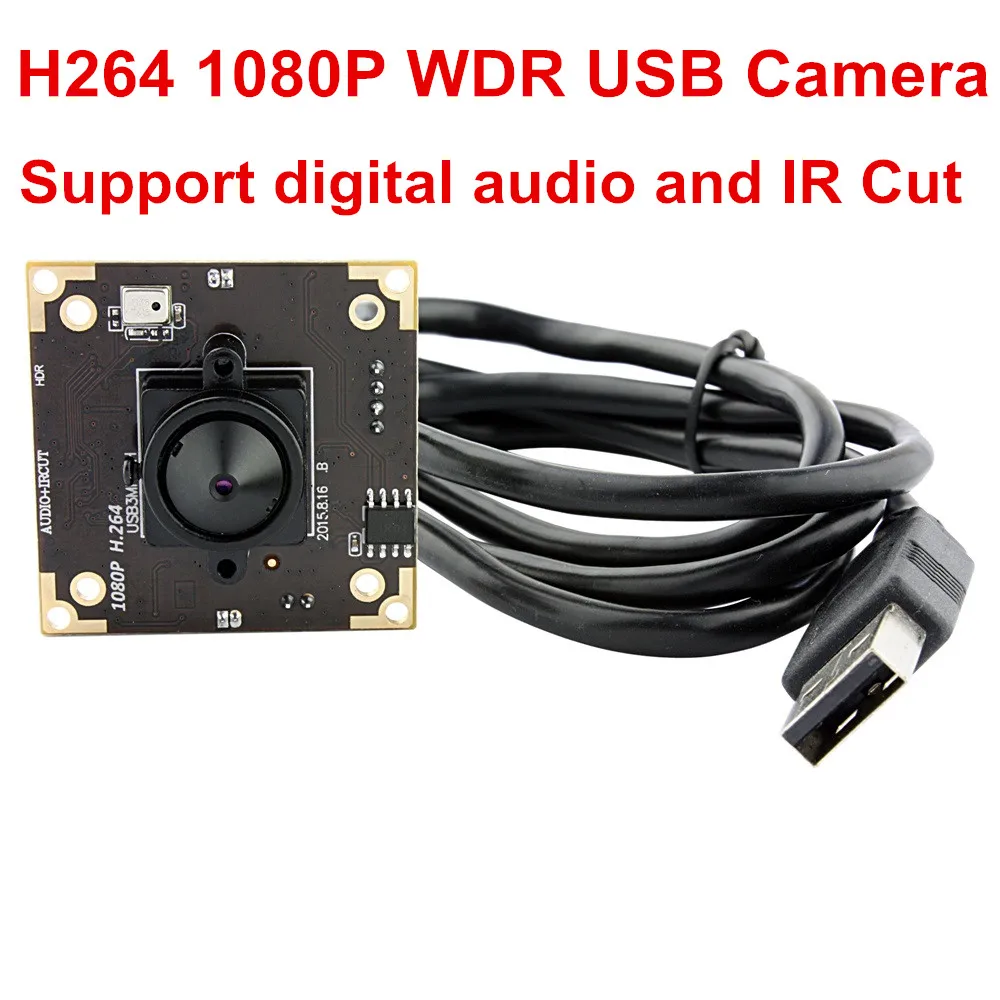 Модуль камеры ELP WDR full hd 3 Мп/2 МП 1080p h.264 usb 2 0 мегапиксельная веб камера с микрофоном