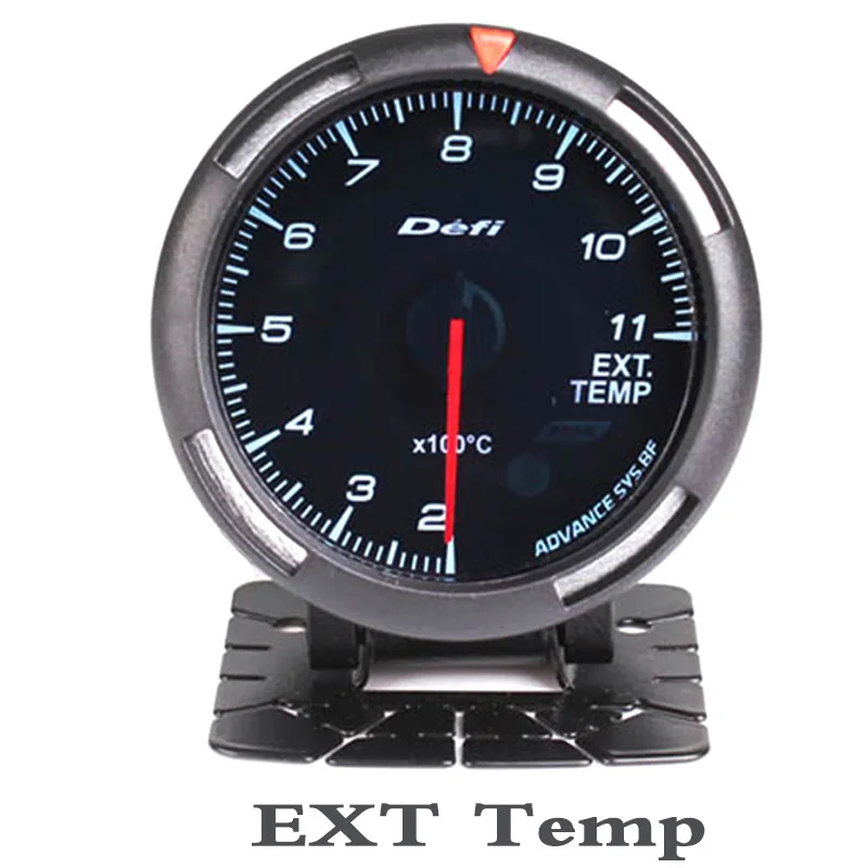 EXT TEMP Df Advance BF 2,5 дюймов 60 мм 7 цветов шаговый двигатель электронный датчик турбо температура воды масла пресс масла AFR EGT автоматический датчик - Цвет: EXT TEMP