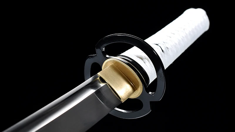 Real Katana T10 Steel Clay Tempered Handmade Samurai Sword Full Tang For Sale Ready For Cutting Bamboo-New Arrival-White