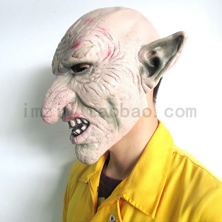 Goblins Kingdom Latex Hood Halloween Cosplay Animal Realistic Silcone Masks Terror Masquerade Aliens Mask In Party | Дом и сад