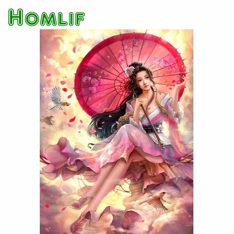 Алмазная 5D картина HOMLIF с полными квадратными/круглыми стразами сделай сам