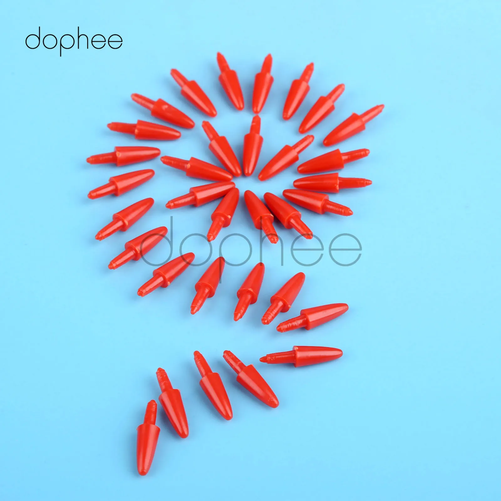 Dophee Снеговик красный нос ремесло DIY Кукла нос пластик Санта Клаус нос для шитья Крафт кукла плюшевая кукла животные