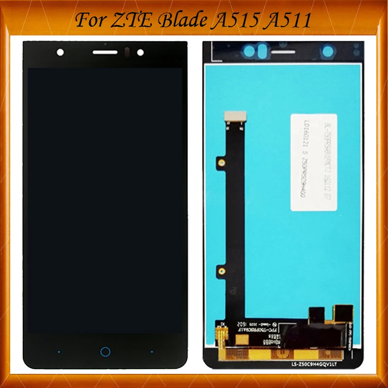 Хорошо работает для zte Blade A515 A511 сенсорный экран+ ЖК-дисплей в сборе Замена