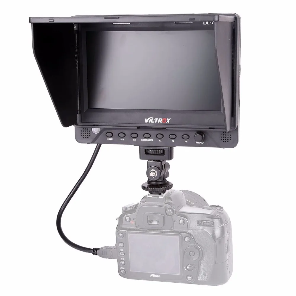 Viltrox DC-70EX 7 ''4 K Профессиональная HD камера видео монитор ЖК-дисплей 1024*600 HDMI SDI вход для DSLR Canon Nikon видеокамеры