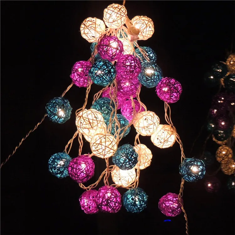 Beautiful party creative Chrismas indoor string lights garland lamp 4M AC220V ball Pendant for tree decoration | Лампы и освещение
