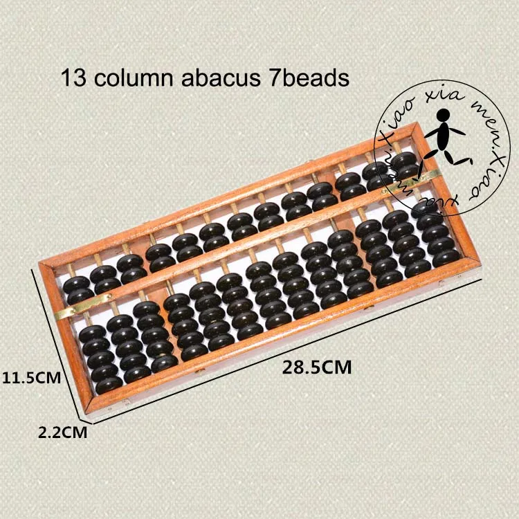 13 колонки деревянные счеты Профессиональный Китайский Старый соробан