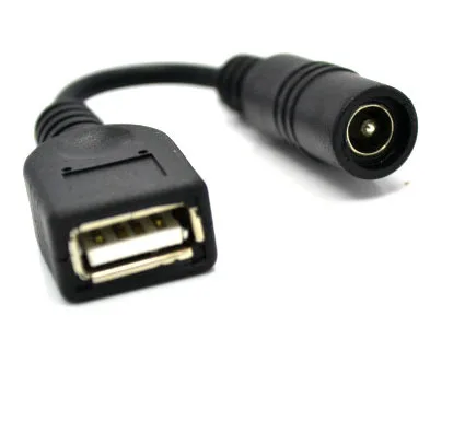 10 шт./лот DC к USB кабель питания для зарядки 5 5*2 1 мм Женский провод см| |