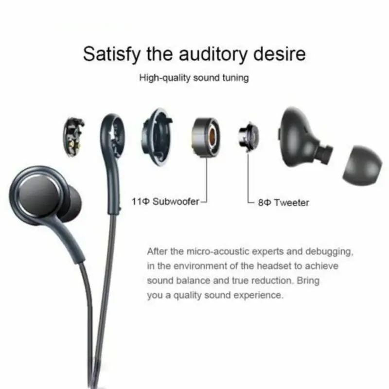 Высококачественный вставной кабель для наушников смартфонов с проводным