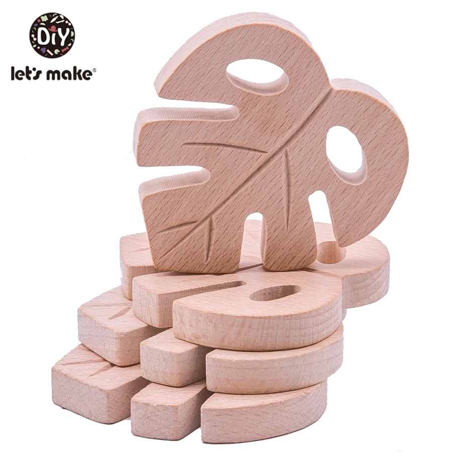 Детский деревянный Прорезыватель для зубов 10 шт.|Детские прорезыватели| |