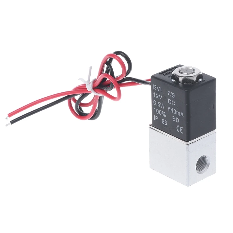 Нормально закрытый Соленоидный клапан 12 V DC 1/8 &quotw/Wire для воды газа воздуха|Детали