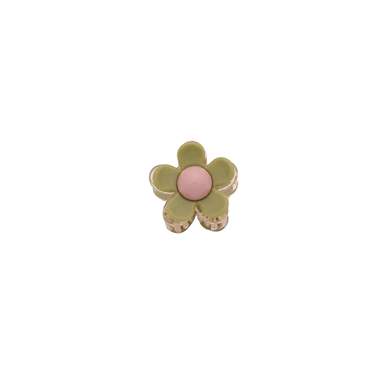 

Cute Small Colorful flowers Girl Hair Claw Accessories sweet Acrylic Hair Clamp Crab pin Hairgrips Kids headwear Barrettes Tools