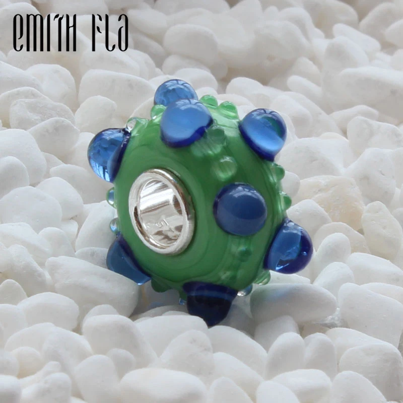 Европейский Шарм бусина из муранского стекла с большим отверстием|Бусины| |