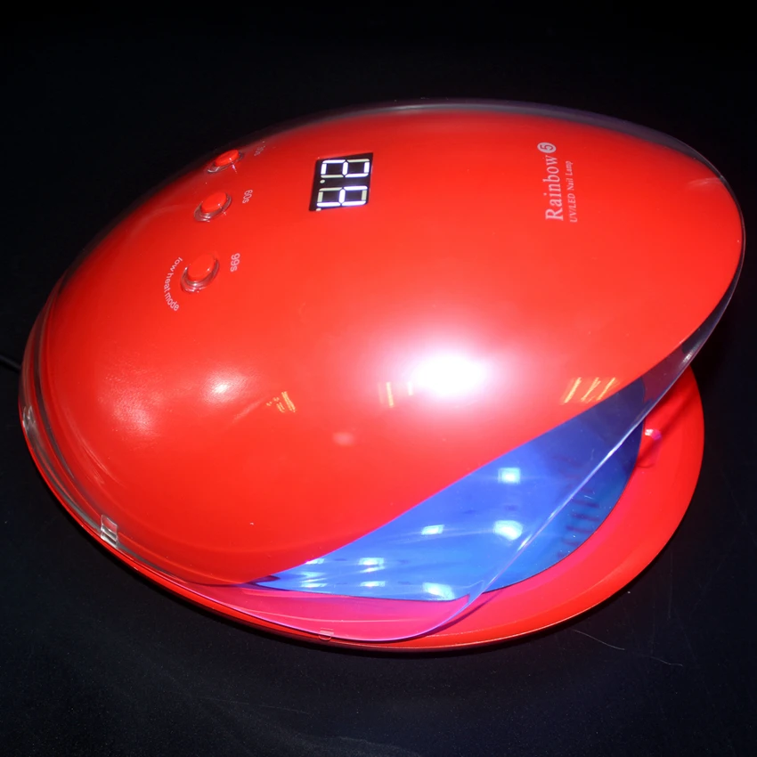 SUN 48 Вт Сушилка для ногтей Двойной УФ светодиодный светильник с ЖК дисплеем