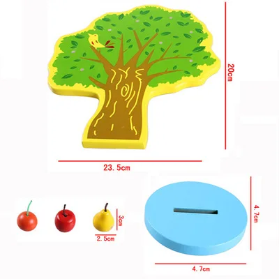 Новый стиль магнитные творческие игрушки happy orchard леска фруктовые елки яблоки