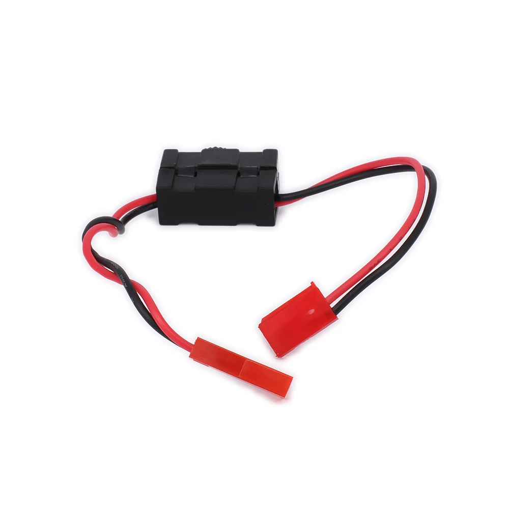 Переключатель и выключатель батареи приемника с разъемом JST для 1/10 1/16 1/18