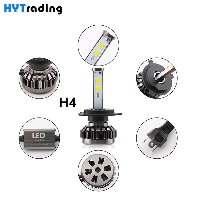 Luces светодиодный para auto RGB H7 H11 H1 H4 9005 9006 HB3 Автомобильный налобный фонарь для