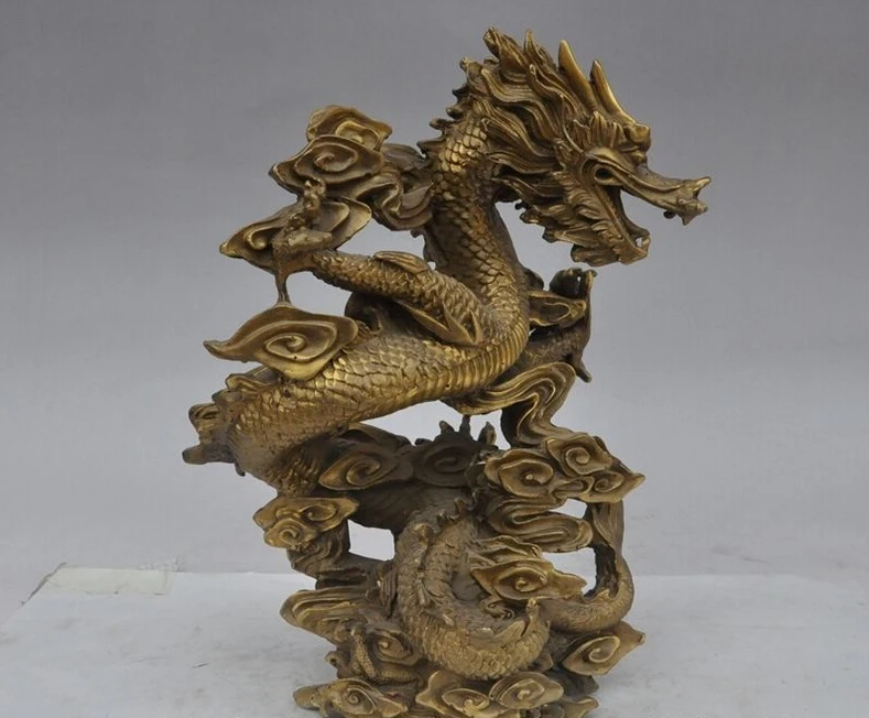 Латунная Статуэтка фэн шуй фольклорное китайское украшение талисман миф муха