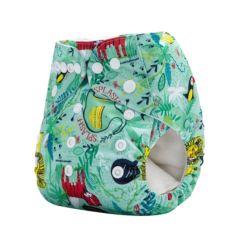 L25 Ananbaby Многоразовые подгузники из ткани детские Machien животные принты карман ткань подгузник подходит для 3-15 кг младенцев - Цвет: L25