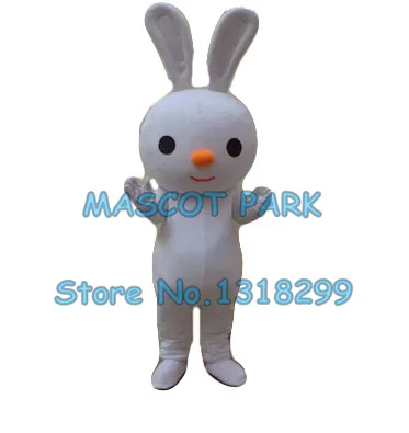 

white bunny mascot costume easter rabbit custom adult size cartoon character cosply carnival costume 3359