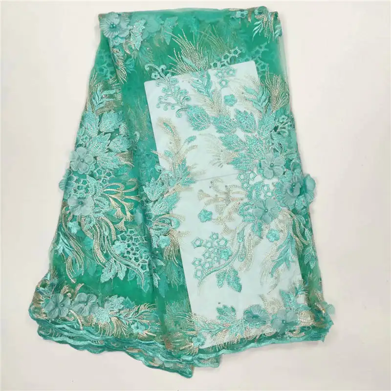 2019 новый дизайн вышивка французское Африканское кружево сетка фатин кружева