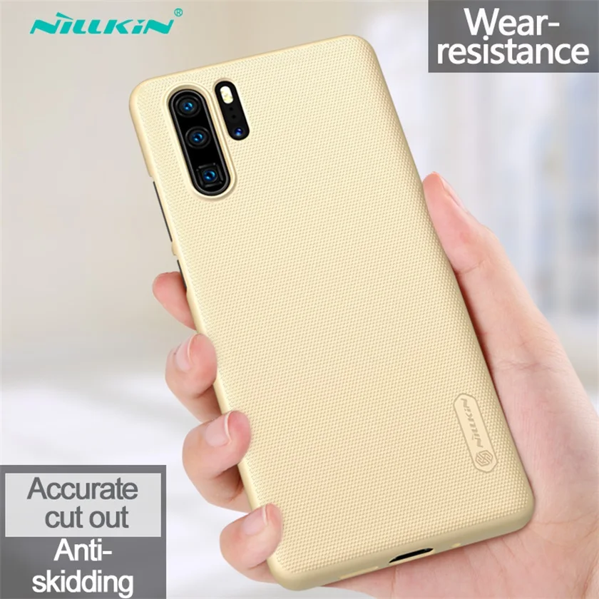 Gold Для huawei P30 чехол P30 PRO Чехол huawei P30 lite Nova 4e чехол Nillkin суперматовый защитный жесткий чехол для задней панели из поликарбоната для huawei P30PRO - Цвет: Gold
