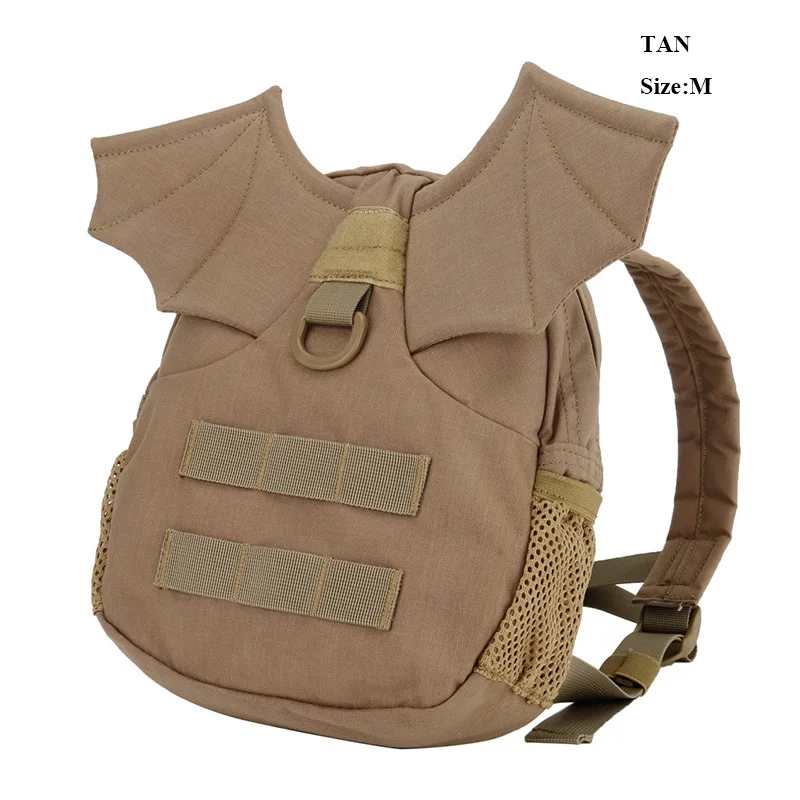 DE Size M SINAIRSOFT маленький демон Маленький Дьявол Imp Ageha крест Рюкзак Девочки Дети Камуфляжный Пейнтбол игра Airsoft 1000D сумка рюкзак - Цвет: DE Size M