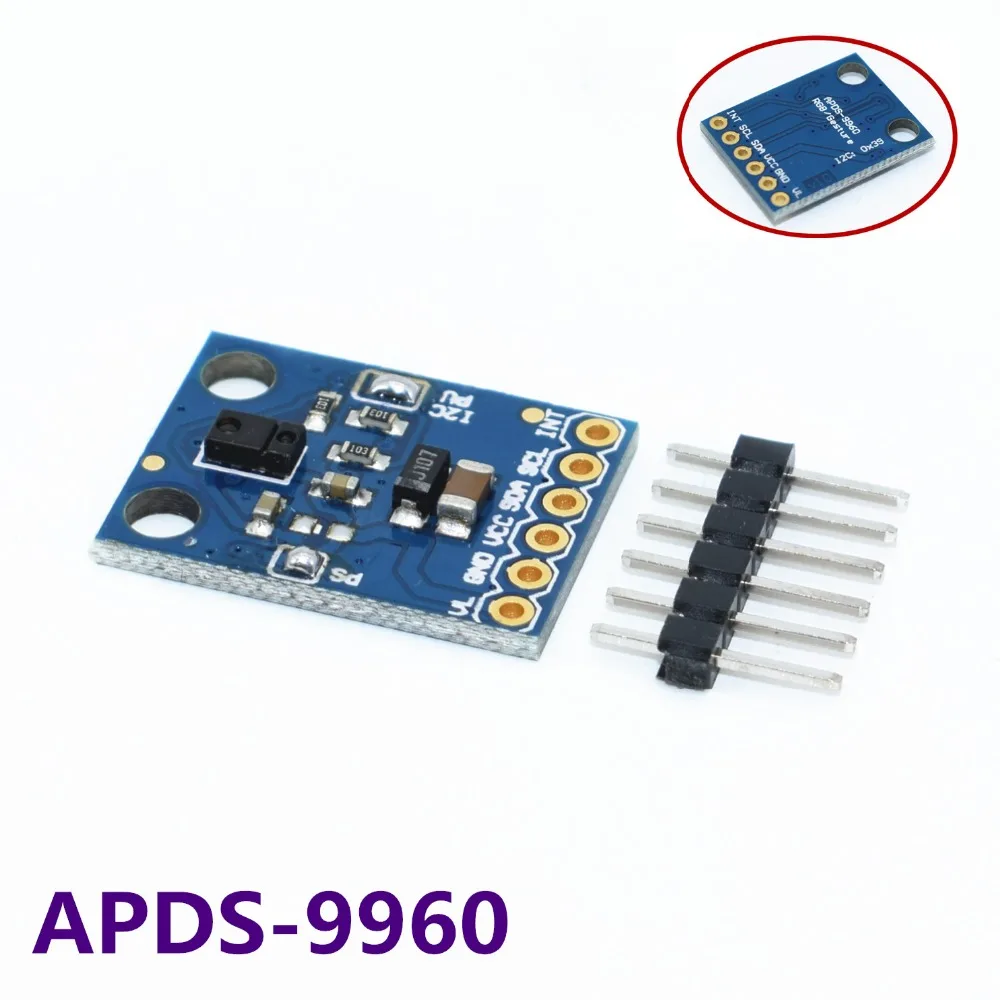 Фотообои с идентификацией приближения и бесконтактным жестом, RGB и APDS9960