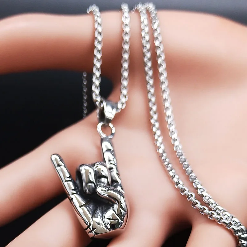 2021 модное ожерелье из нержавеющей стали с надписью I love you серебряное длинная цепь