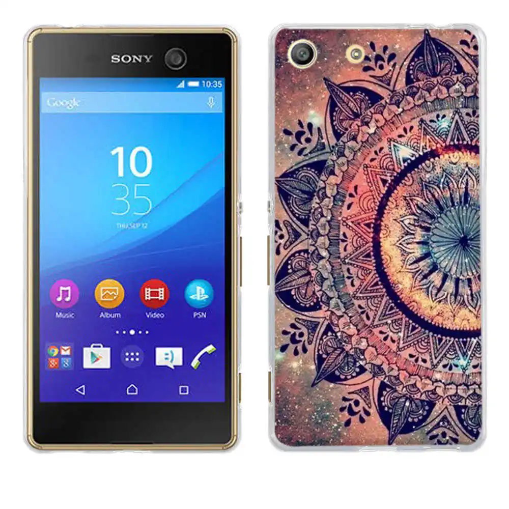 Ультратонкий чехол из ТПУ для телефона Sony Xperia M5 E5603 /M5 Dual E5633 Тонкий силиконовый