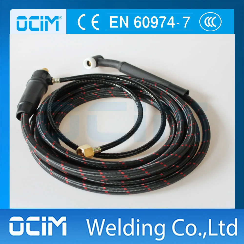 

TIG Welding Torch Gas Air Cooled WP17F WP PTA DB SR 17F 4M 35-50 Connector And M16*1.5 Nut