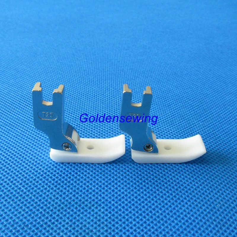 2 RIGHT &amp LEFT Non-stick coating HINGED PIPING CORDING FOOT for JUKI DDL-8500 8700 5550 8300 SINGER CONSEW | Дом и сад
