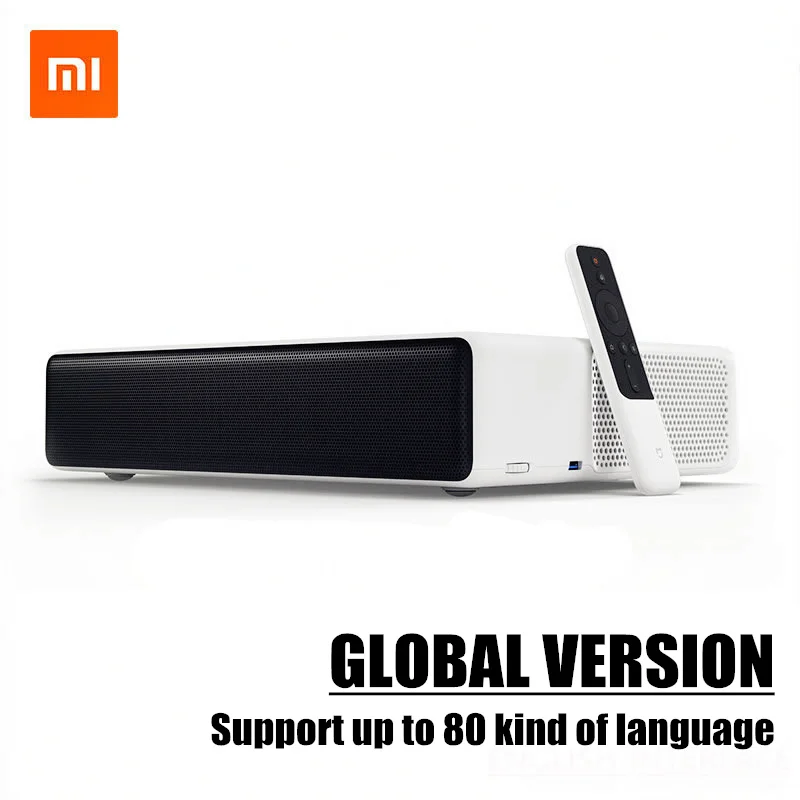 Лазерный Проекционный телевизор Xiaomi Mijia 15" дюймов 1080 Full HD 4K Bluetooth 4,0 Wifi 2,4/5 ГГц английский интерфейс DOLBY DTS 3D