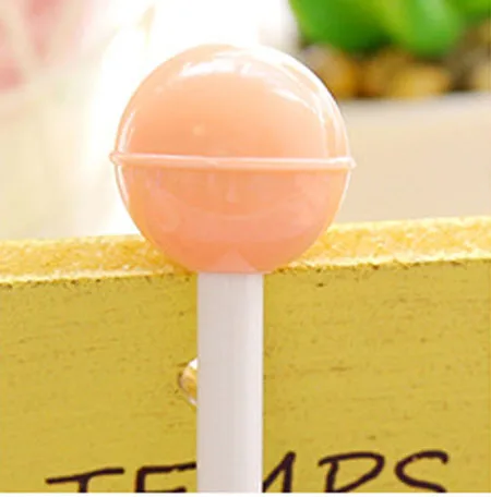 1 шт./) 0,5 мм милые леденцы Chupa Chups гелевые чернила ручка Производитель ручка школьные офисные принадлежности Escolar Papelaria kawaii ZXB52 - Цвет: Оранжевый