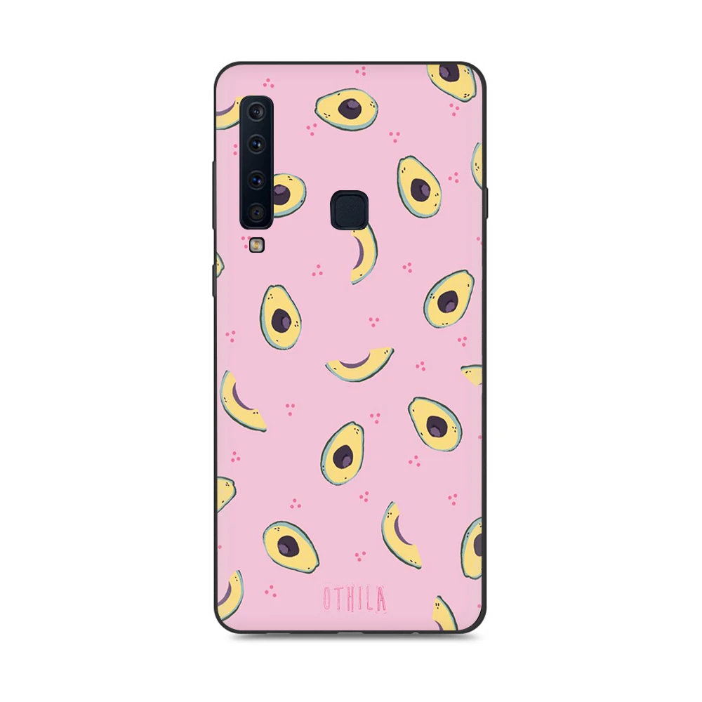 B12 Авокадо мягкий чехол для мобильного телефона чехол для samsung Galaxy A7 8 9 A10 30 40 50 70 J6 - Цвет: B12