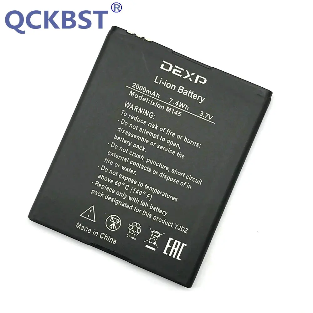 QCKBST новинка 2000 мАч высококачественный аккумулятор для DEXP Ixion M145 Оригинальные