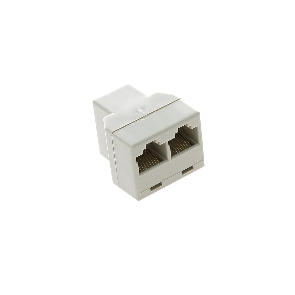 2 шт. Новый RJ45 Сплиттер Разъем CAT5 CAT6 LAN Ethernet сплиттер адаптер 8P8C сетевой модульный