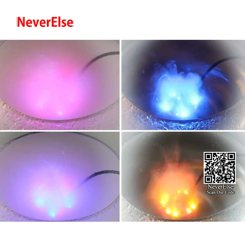 Aquarium Accessory Fogger Mist Maker Atomizer LED light for Fountain Pond Rockery Fish Tank Sprayer Magical Morning Air Dew Fog | Дом и сад