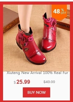 Xiuteng/Коллекция года; сезон осень-лето; женские ботинки из натуральной кожи для мам; винтажные ботильоны ручной работы с цветами; Botines; женская обувь на плоской подошве